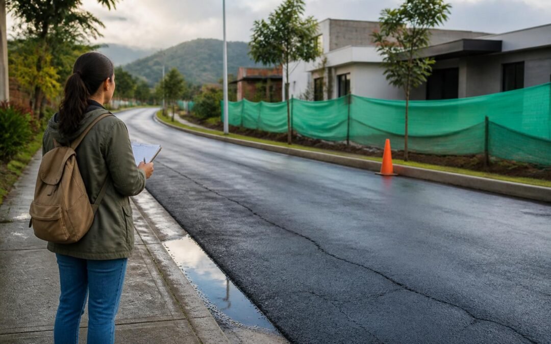 Alerta ciudadana por hueco sin señalización en vía barrial