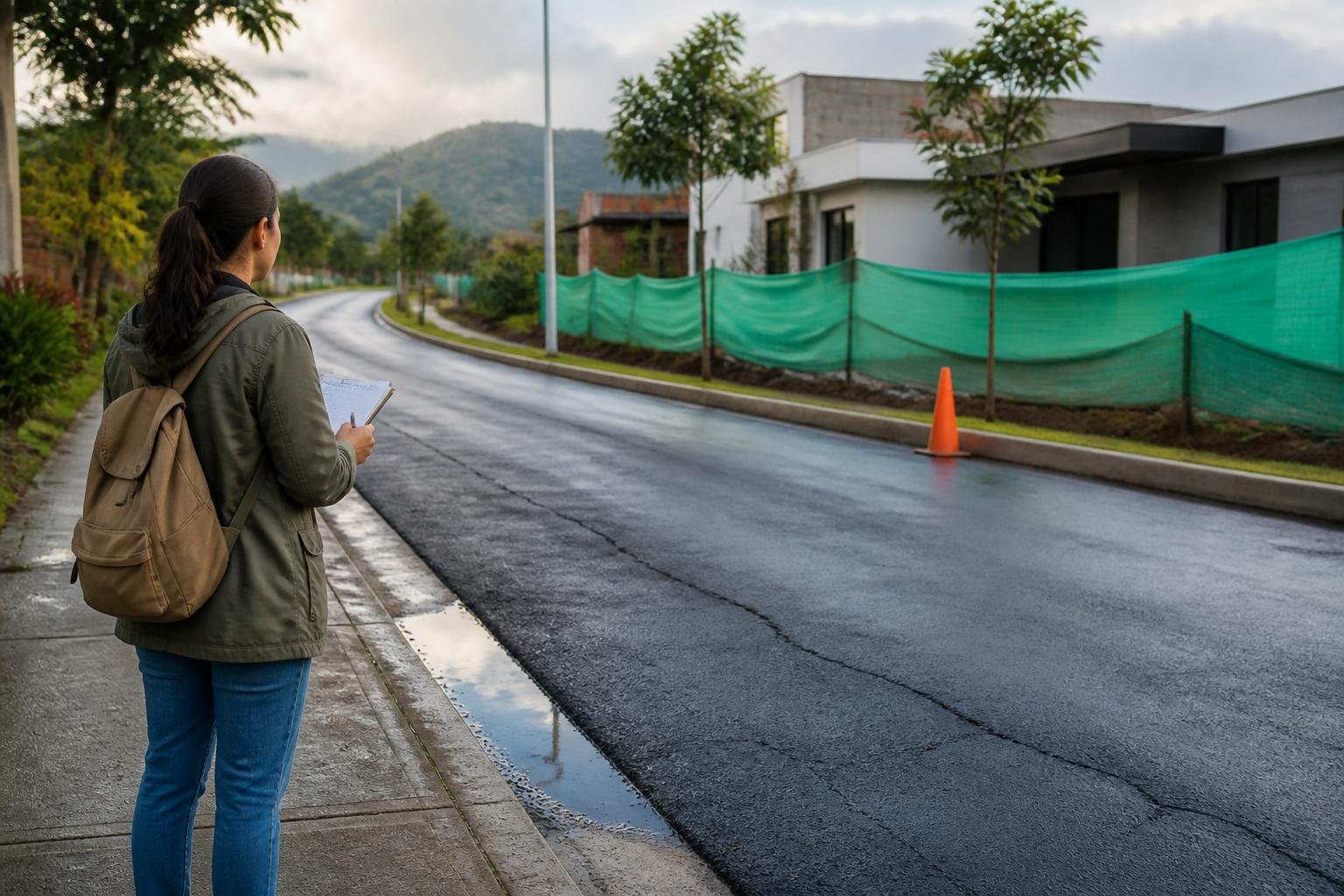 Alerta ciudadana por hueco sin señalización en vía barrial