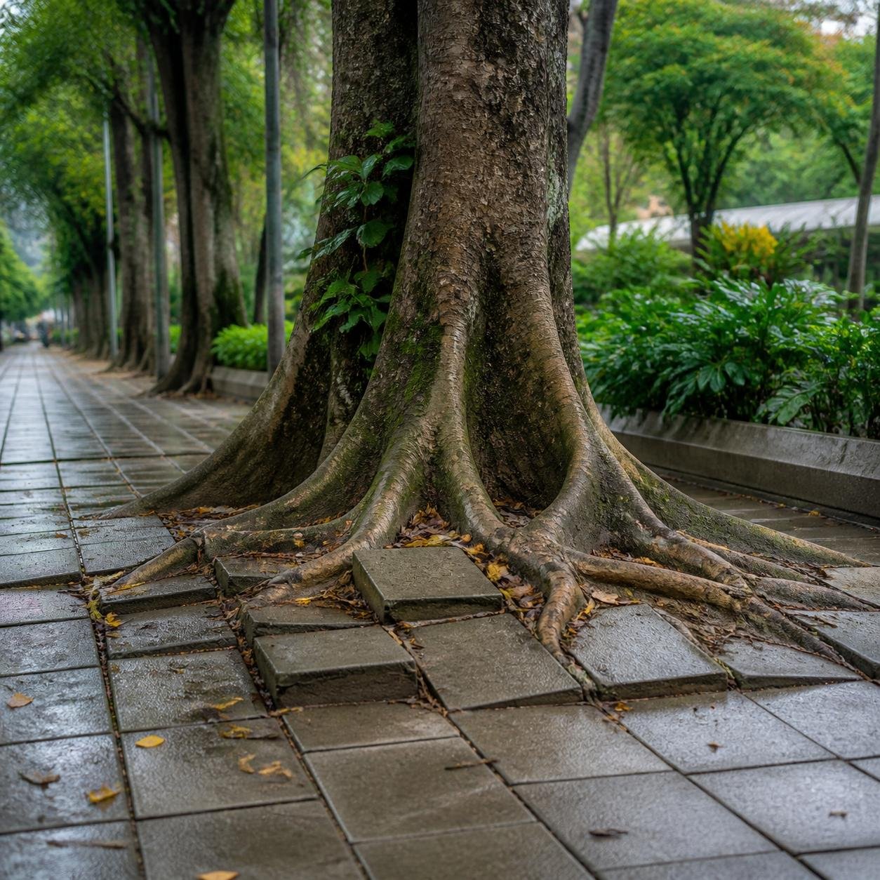 Árbol afectado durante obra motiva solicitud de inspección