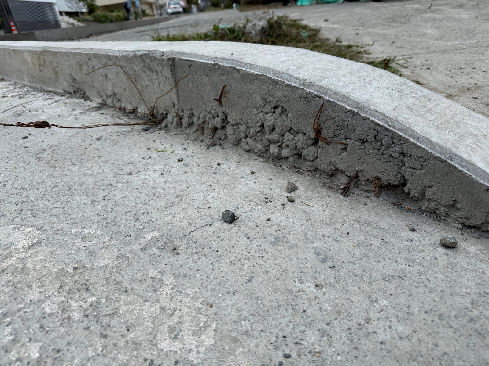 Barrio Laureles condition de obras de la calle